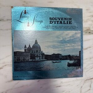 Living Strings Souvenir d'Italie Vintage Vinyl LP Italian Travel Music